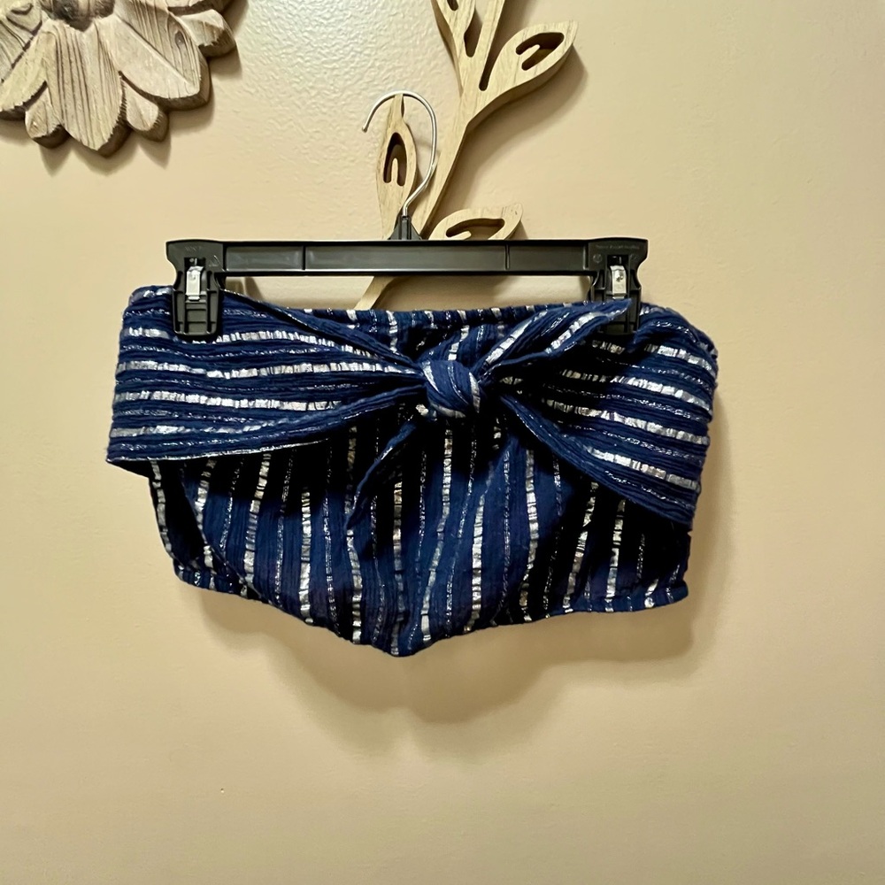 Aerie Tie Front Tube Top Size Medium - Picture 7 of 7